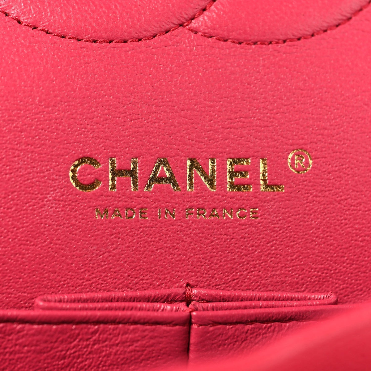 Caviar Quilted Medium Double Flap Dark Pink