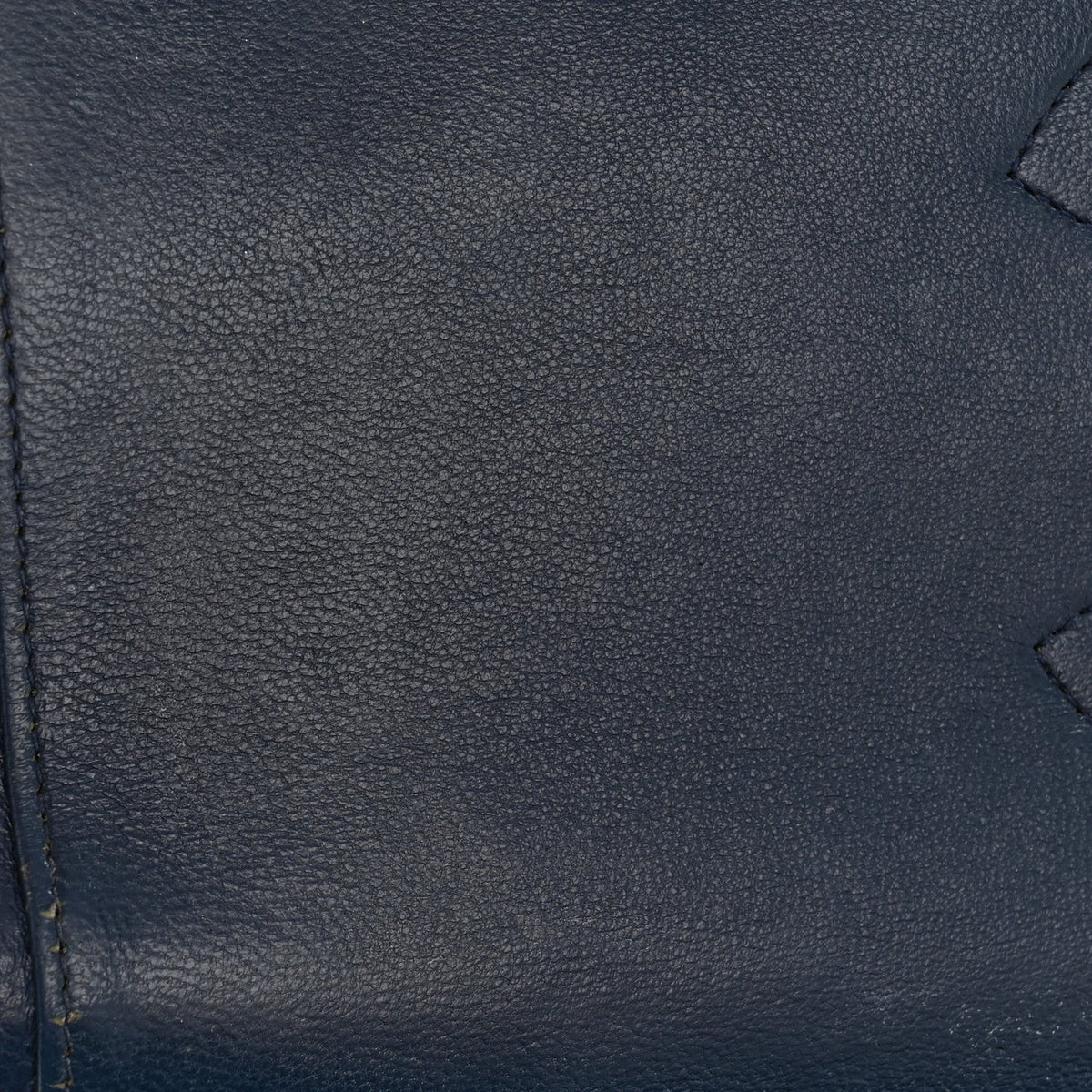 Caviar Quilted Maxi Double Flap Navy Blue