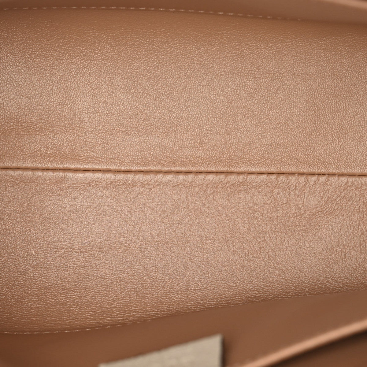 GG Supreme Monogram Berry Textured Dollar Calfskin Small Padlock Tote Beige Ebony Light Copper Mystic White
