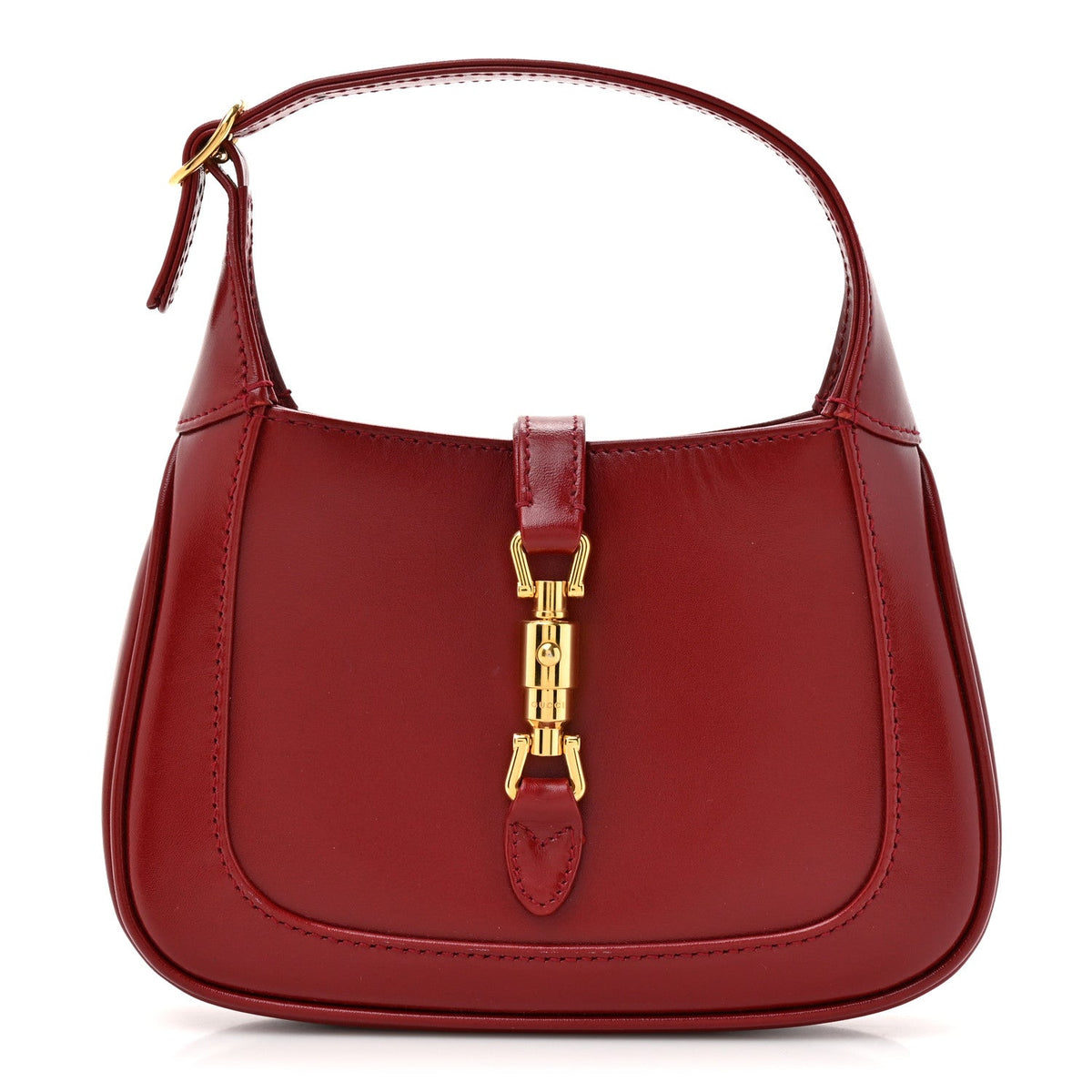 Boarded Dyana Lux Calfskin Mini Jackie 1961 Hobo New Cherry Red