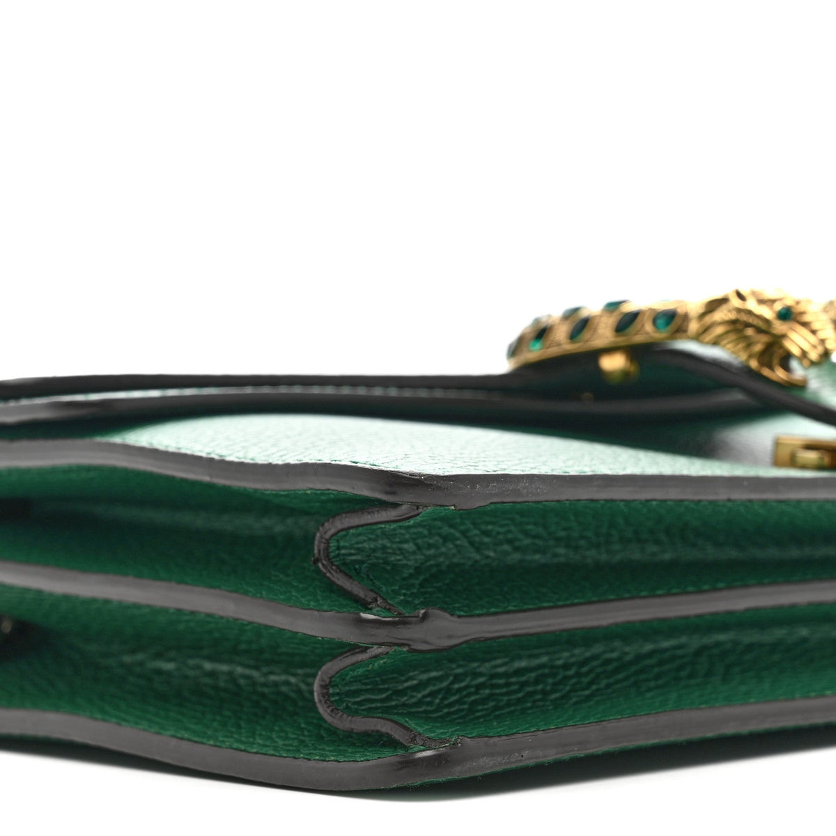 Dollar Calfskin Crystal Small Dionysus Shoulder Bag Emerald