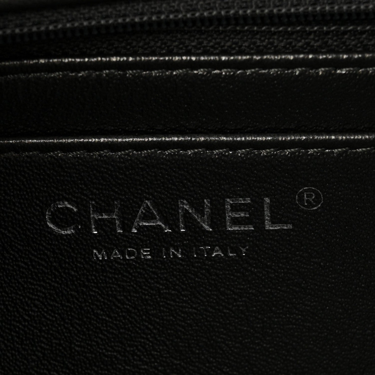 Metallic Aged Calfskin Chevron Quilted 2.55 Reissue Mini Flap Grey