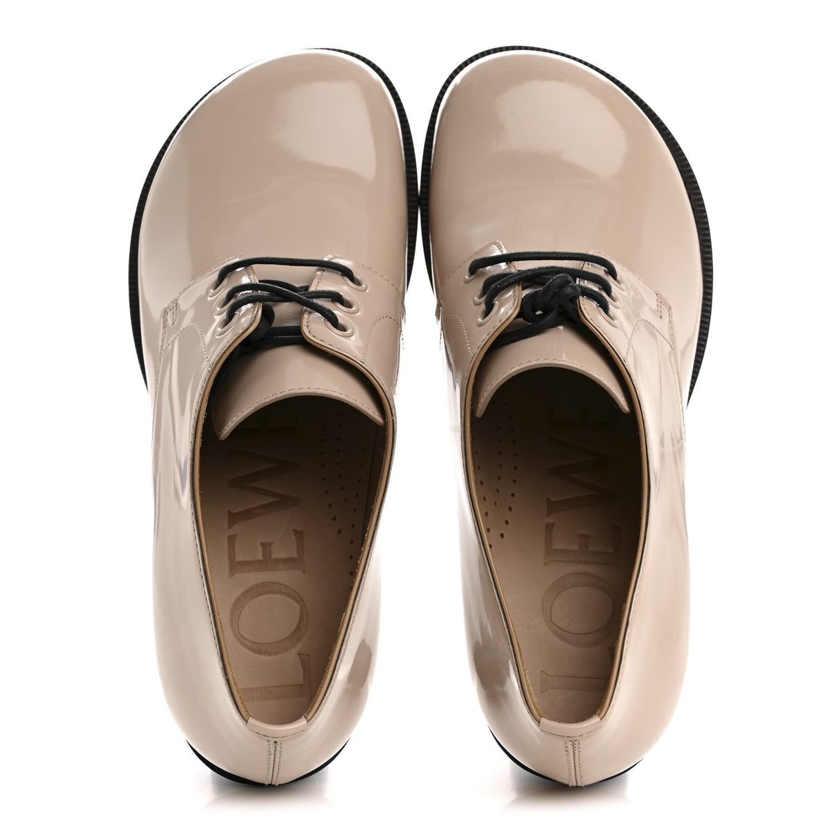 Brushed Calfskin Campo Derby Loafers 40 Light Pink