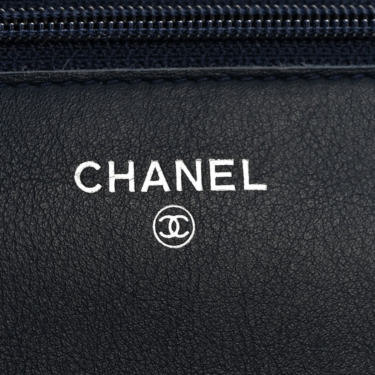 Caviar Timeless CC Wallet on Chain WOC Navy Blue