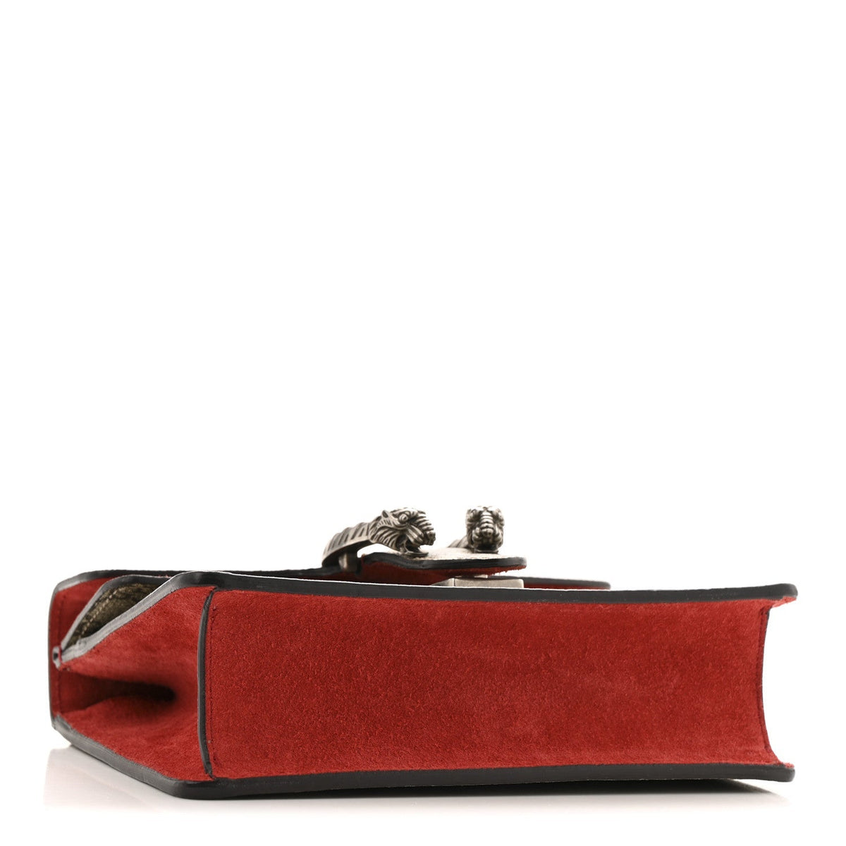 GG Supreme Monogram Mini Dionysus Shoulder Bag Hibiscus Red