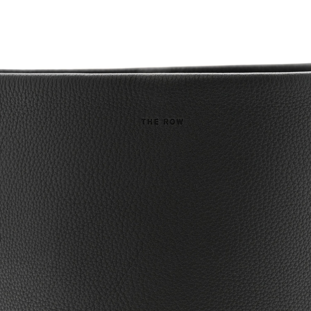 Grained Calfskin Medium N/S Park Tote Black