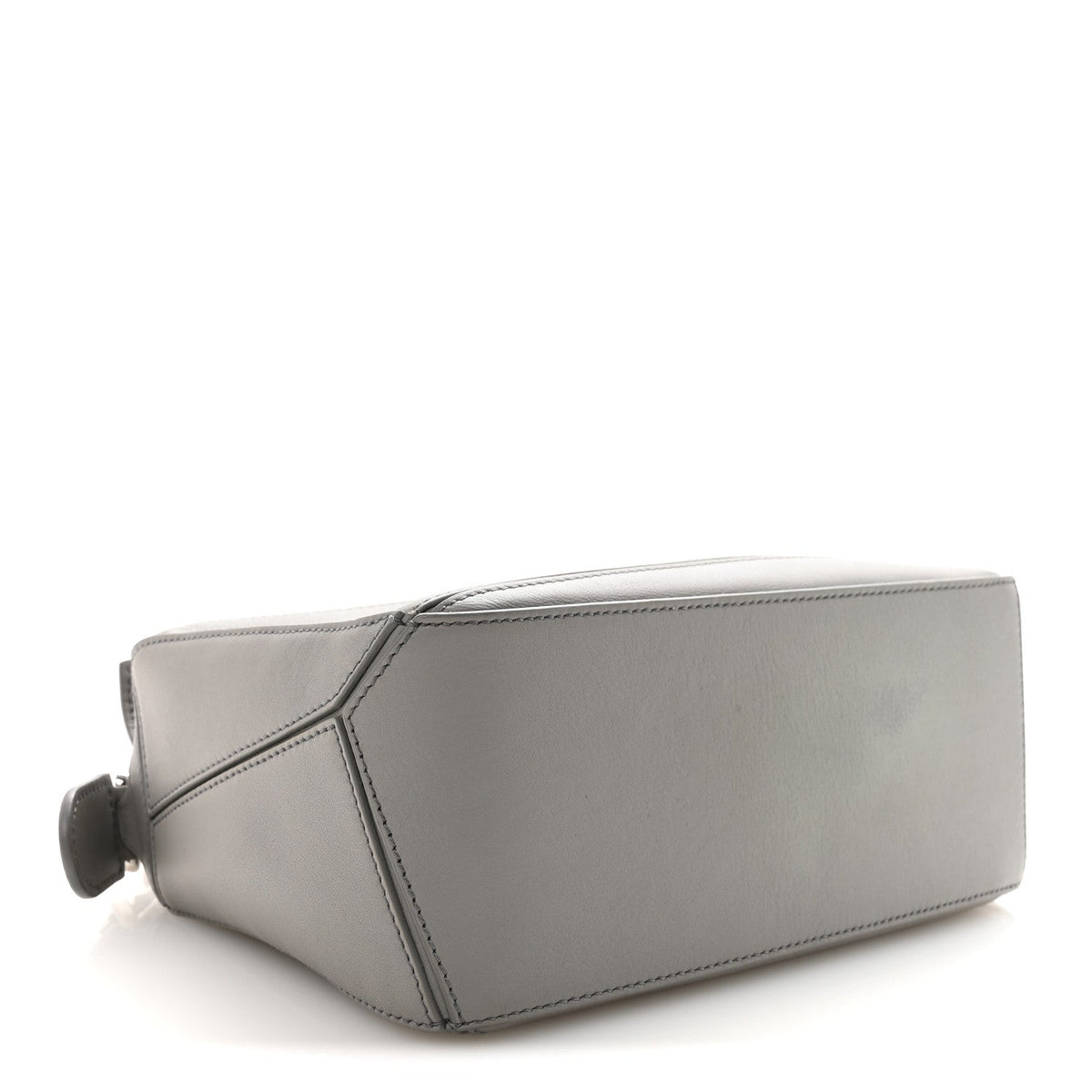 Calfskin Small Puzzle Bag Pearl Grey