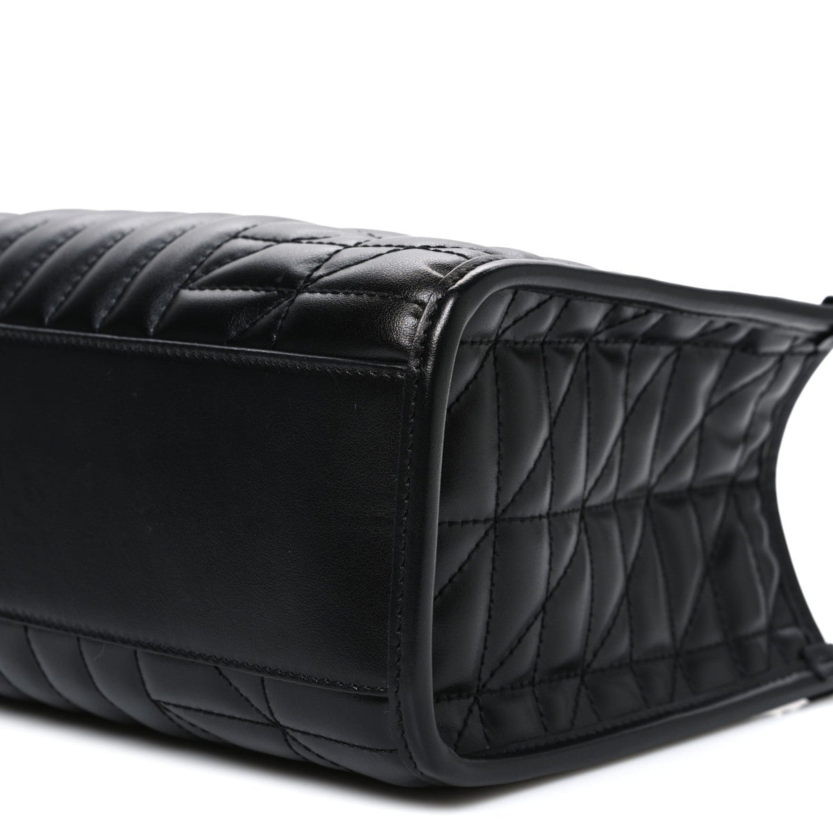 Calfskin Matelasse Aria Small GG Marmont Shoulder Tote Black