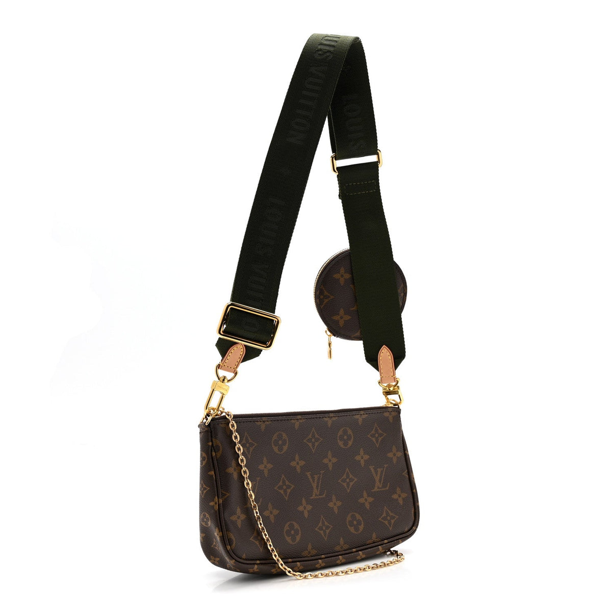 Monogram Multi Pochette Accessories Kaki