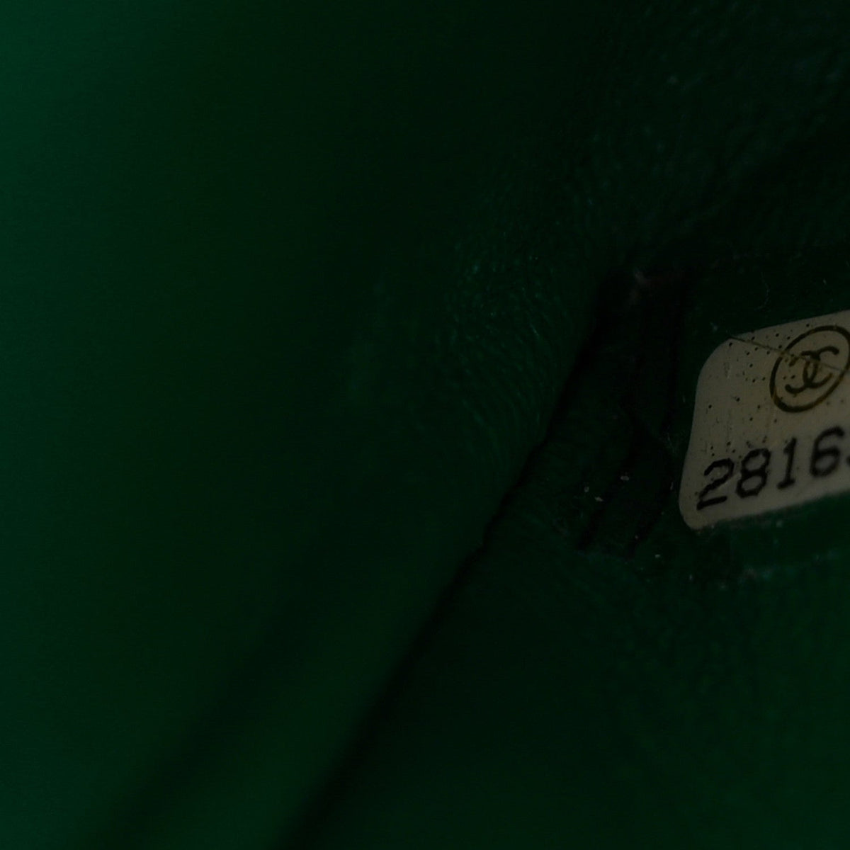 Aged Calfskin Quilted 2.55 Reissue Mini Flap Green