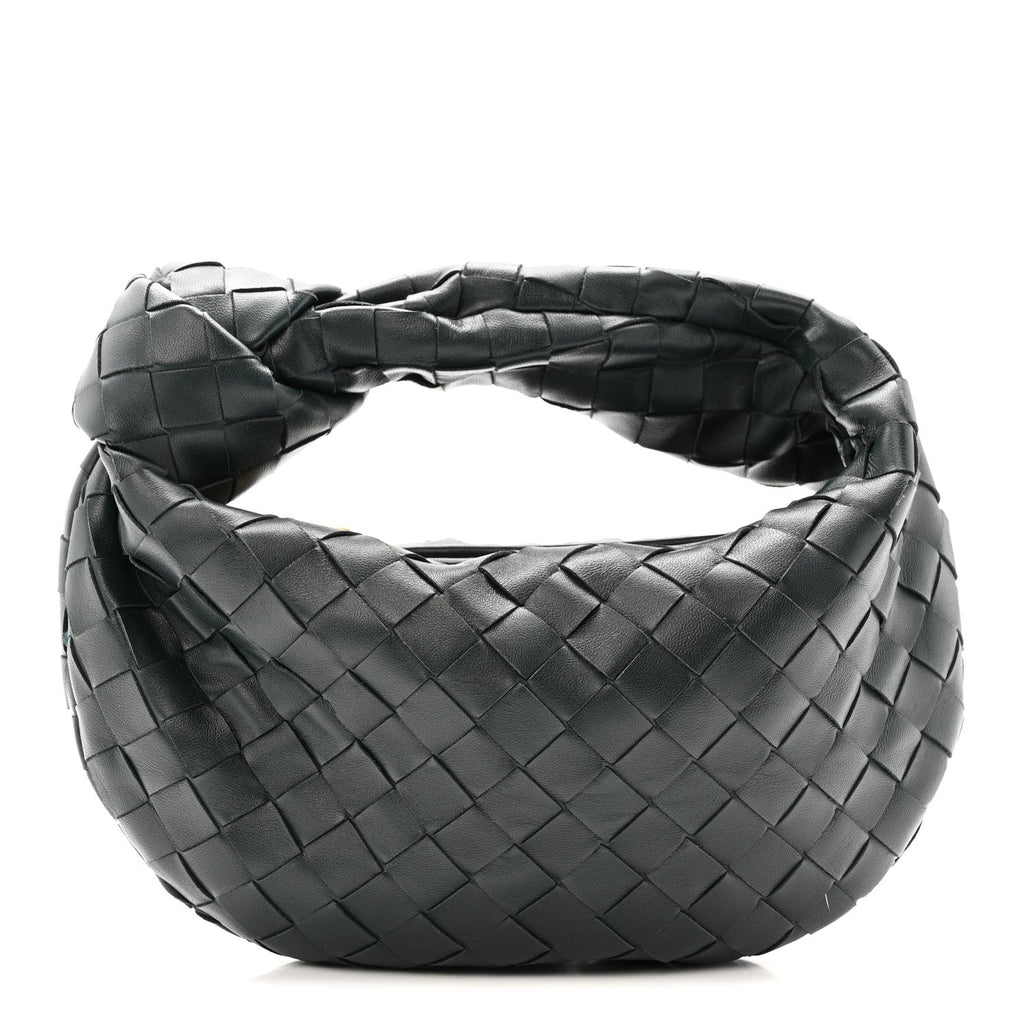 Nappa Intrecciato Mini Jodie Dark Moss