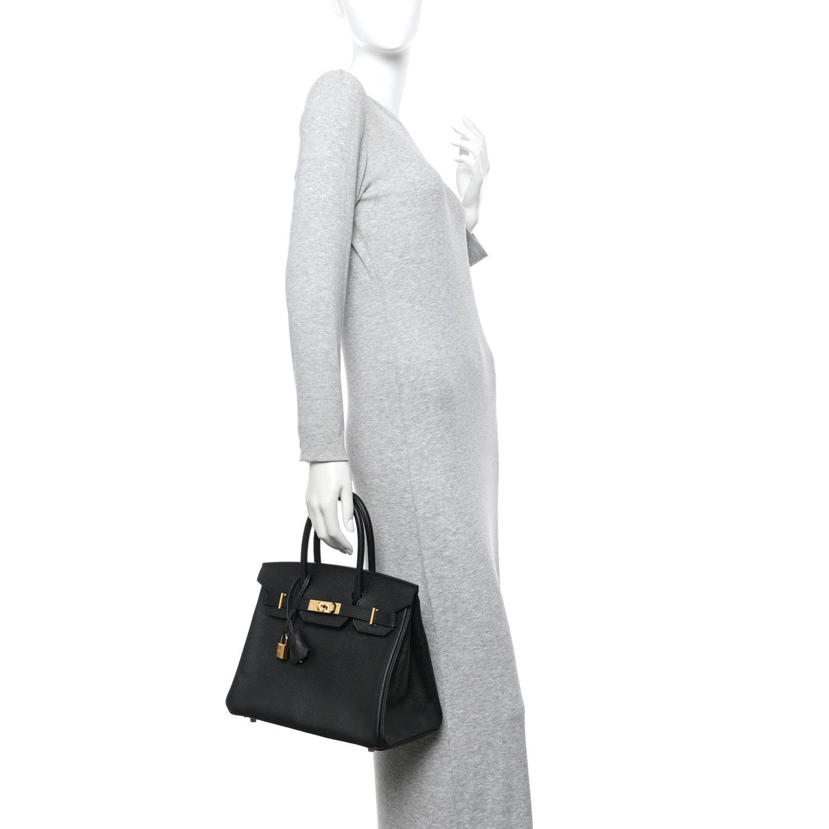Epsom Birkin 30 Black