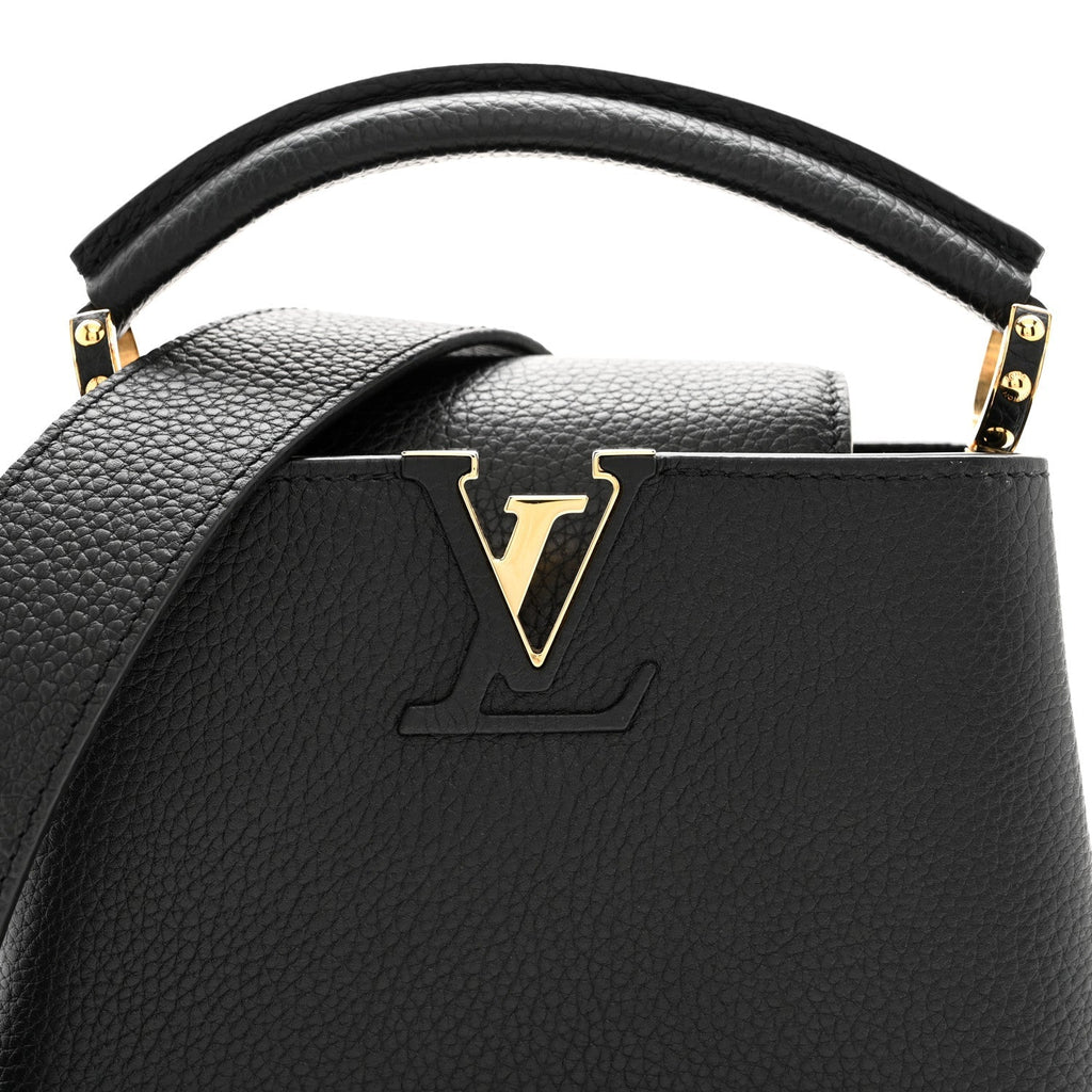 Taurillon Mini Capucines Black