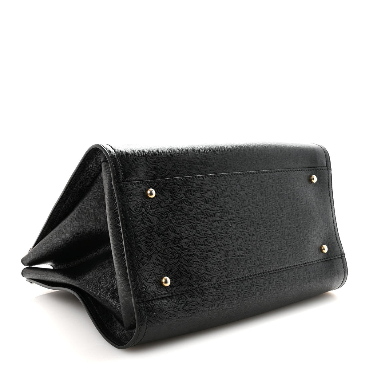 Caviar Small Studded Deauville Tote Black