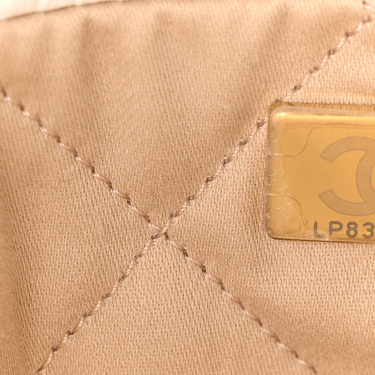 Shiny Calfskin Quilted Small Chanel 22 White