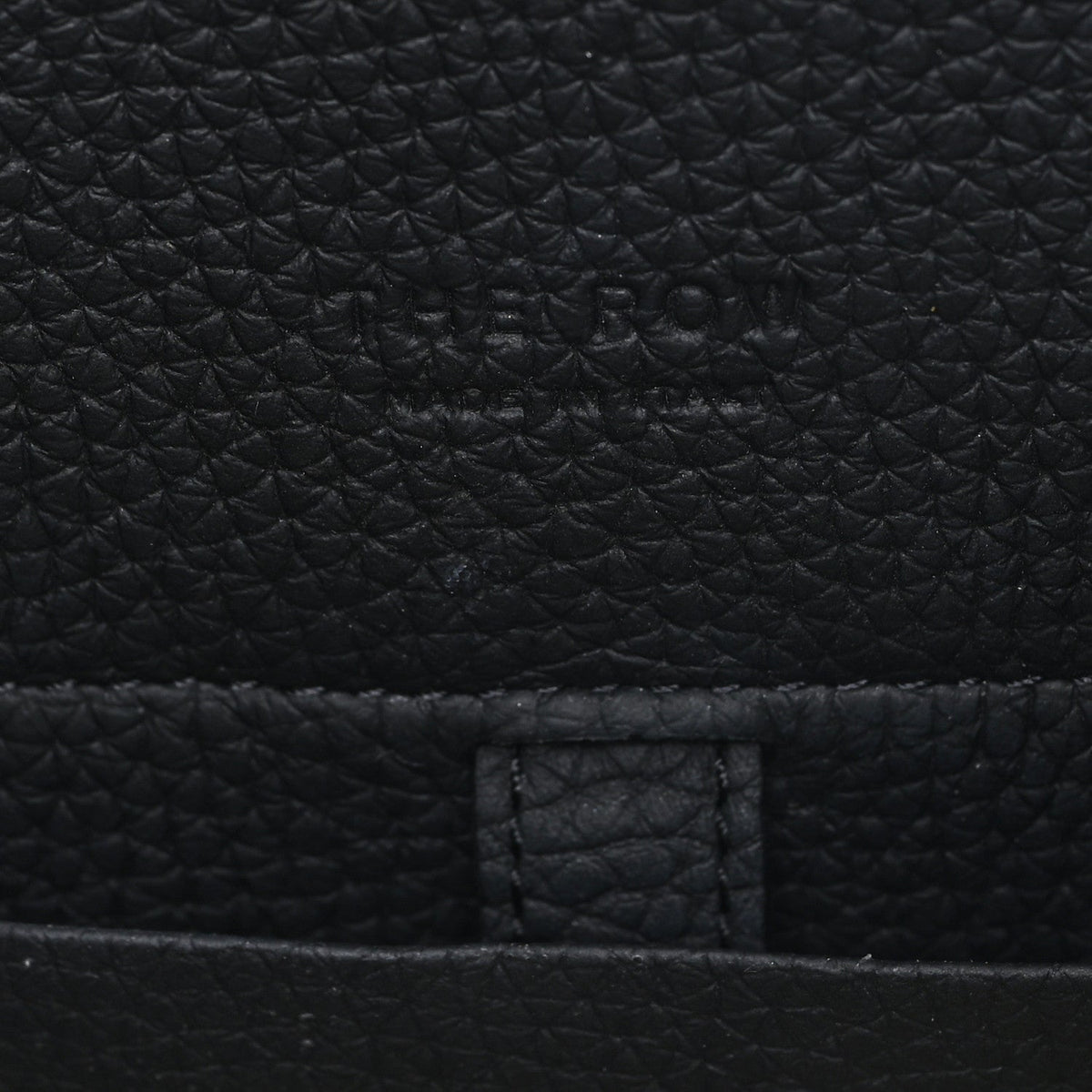 Grained Calfskin Soft Margaux 10 Bag Black