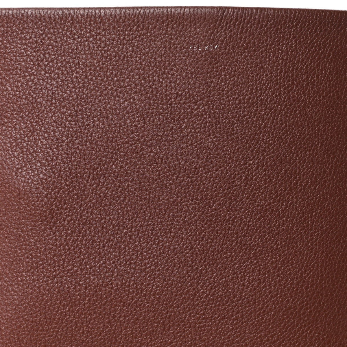 Grained Calfskin Large N/S Park Tote Burnt Wood