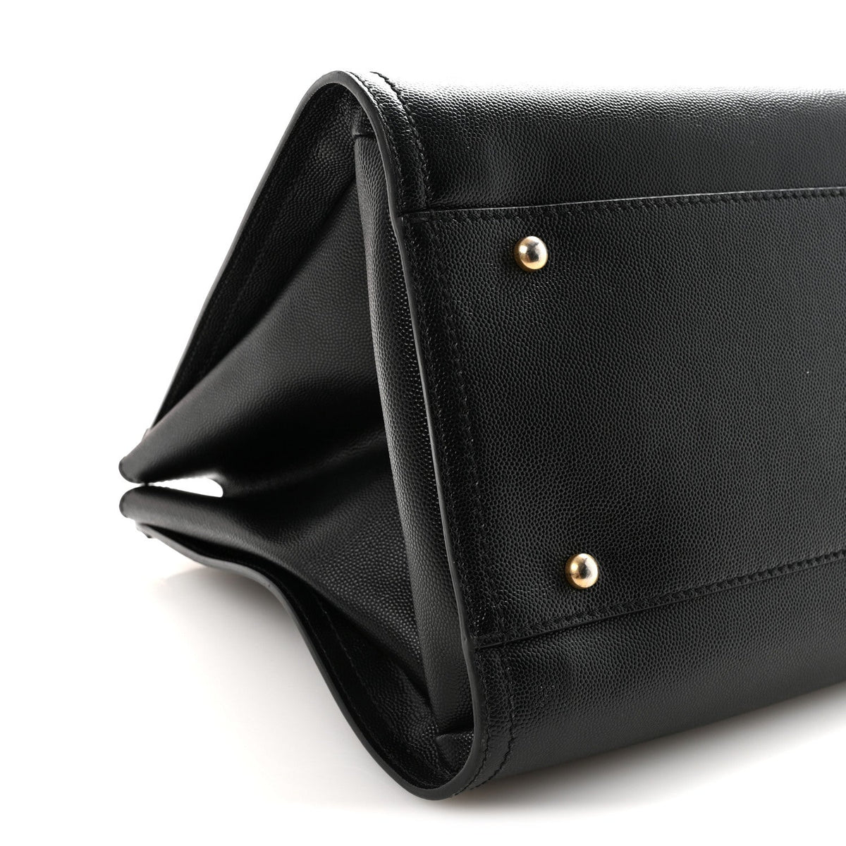 Caviar Small Studded Deauville Tote Black