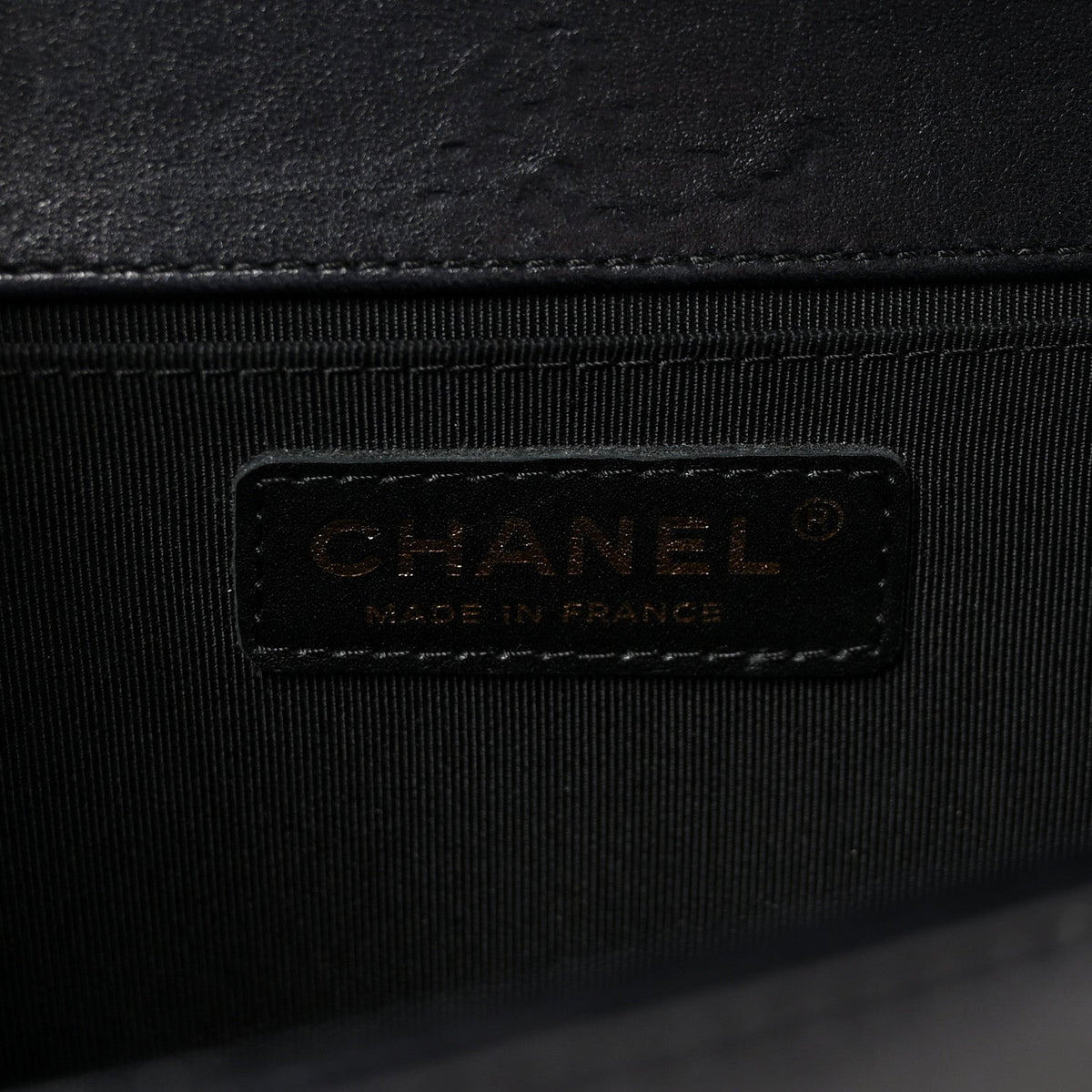 Lambskin Quilted Medium Boy Flap Black