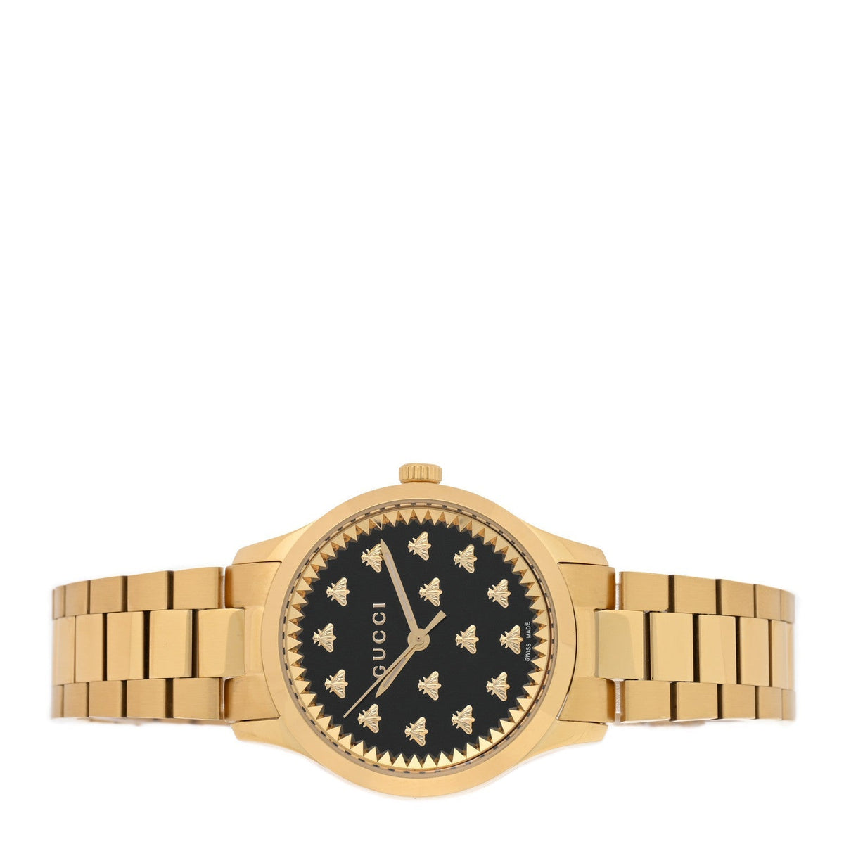 Stainless Steel 32mm G-Timeless Bee Quartz Watch Black
