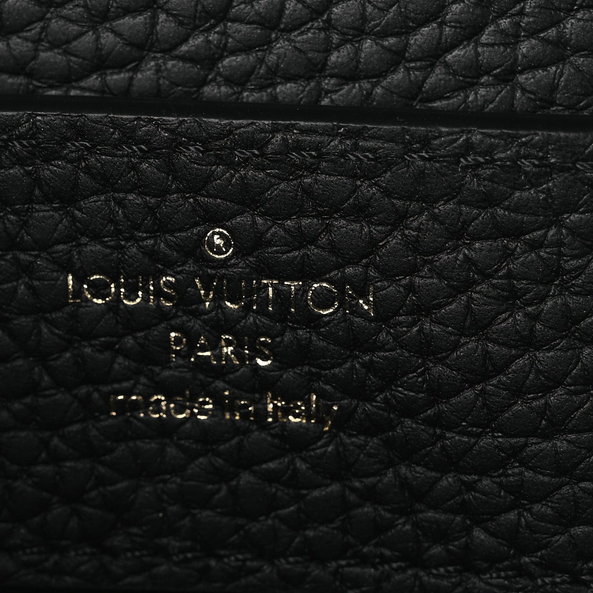 Taurillon Mini Capucines Black