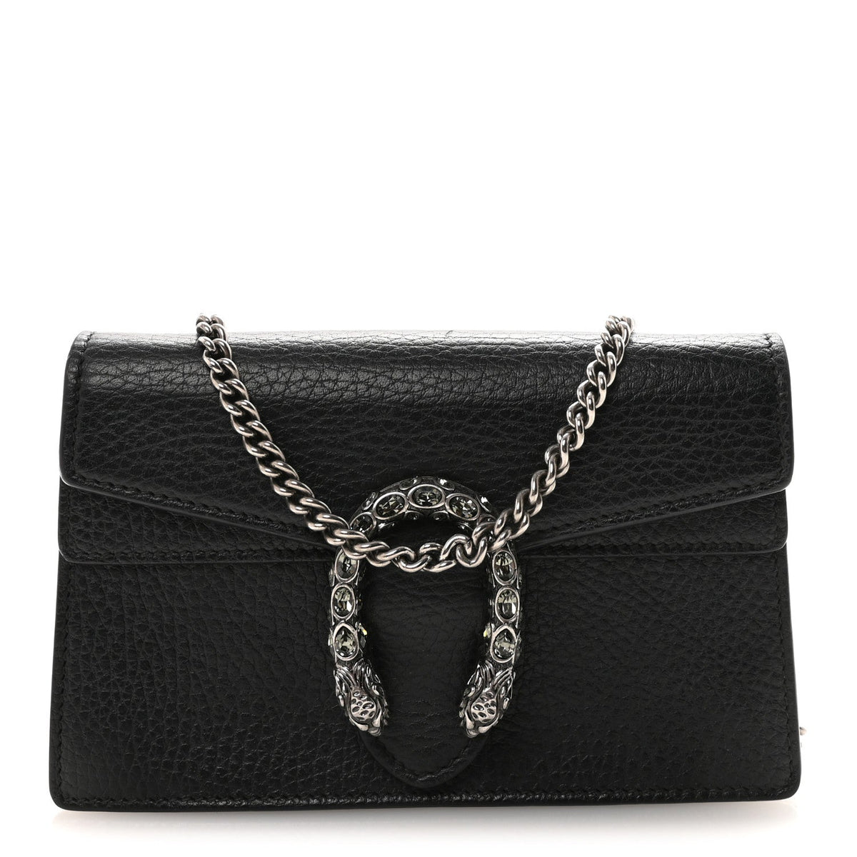 Calfskin Super Mini Dionysus Shoulder Bag Black