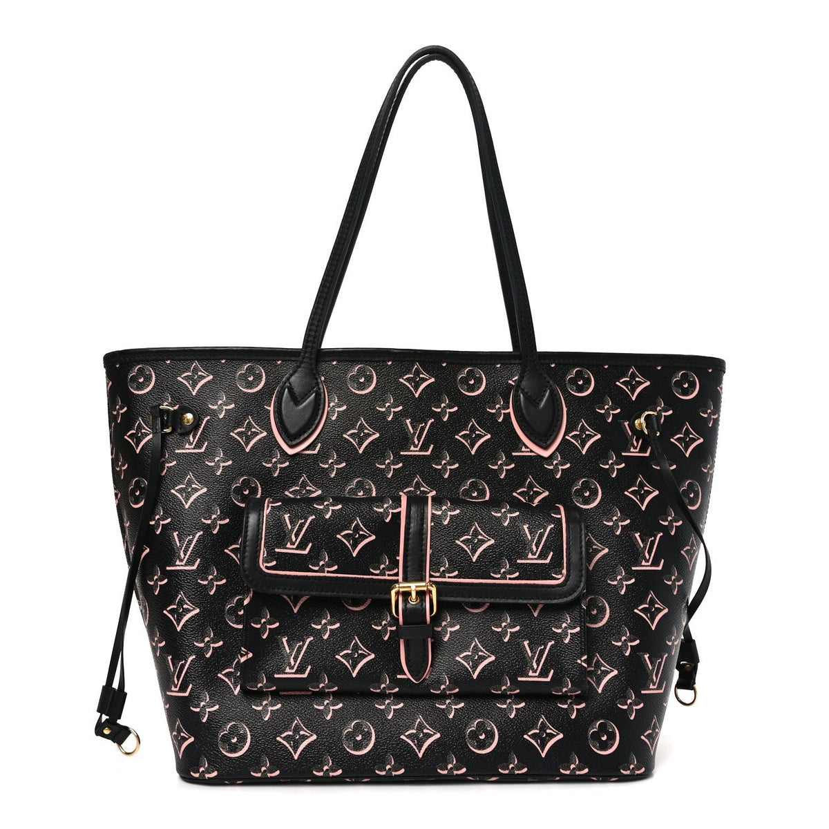 Monogram Fall For You Neverfull MM Black