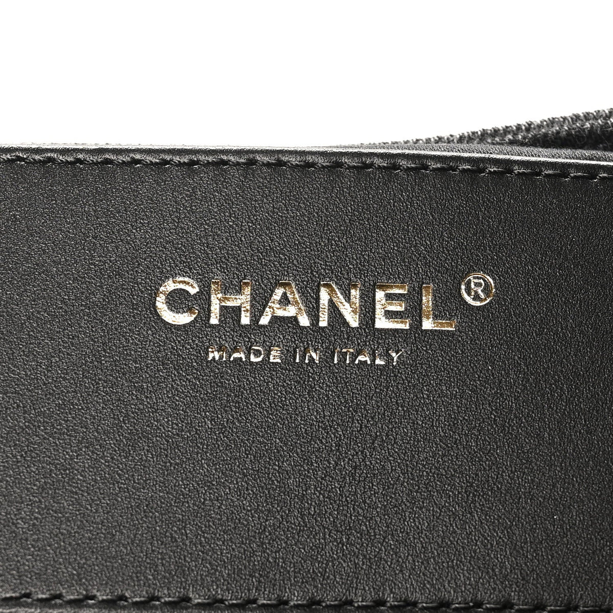 Washed Denim Quilted Small Chanel 25 Handbag Black