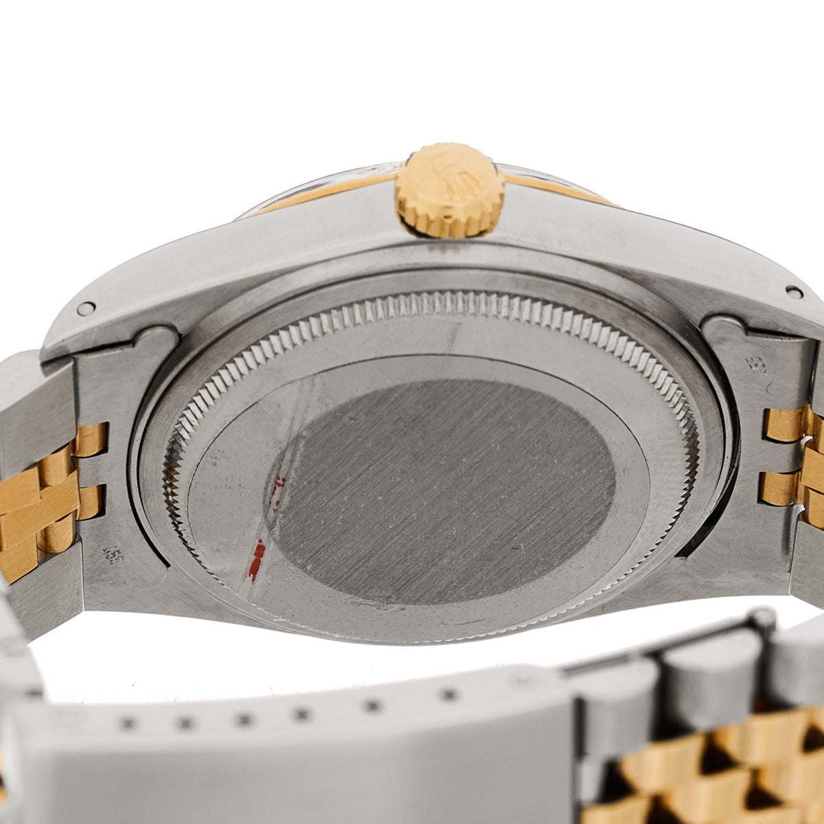 Stainless Steel 18K Yellow Gold 36mm Oyster Perpetual Datejust Watch Black 16233