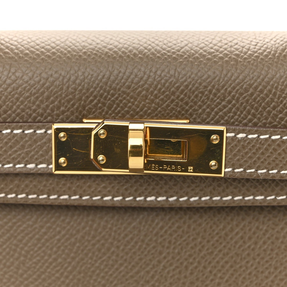 Epsom Mini Kelly Sellier 20 Etoupe