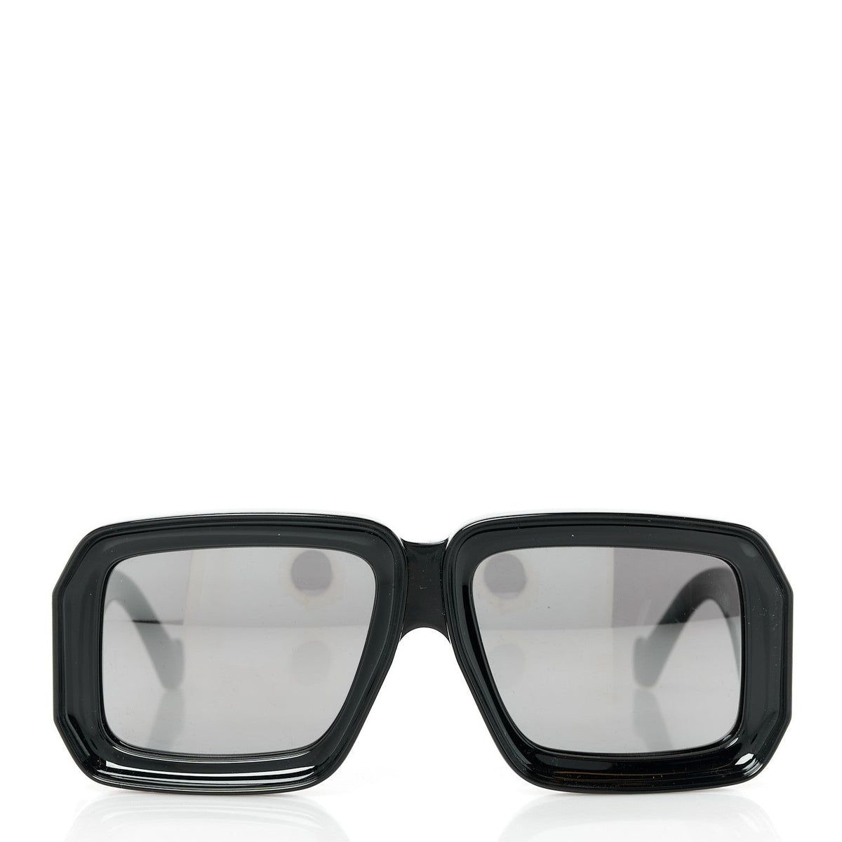 Acetate Paula's Ibiza Dive In Mask Sunglasses LW40064U Black Silver