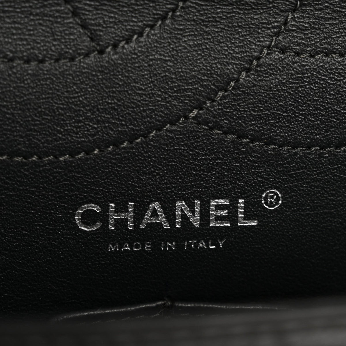 Aged Calfskin Quilted 2.55 Reissue 227 Flap Dark Grey