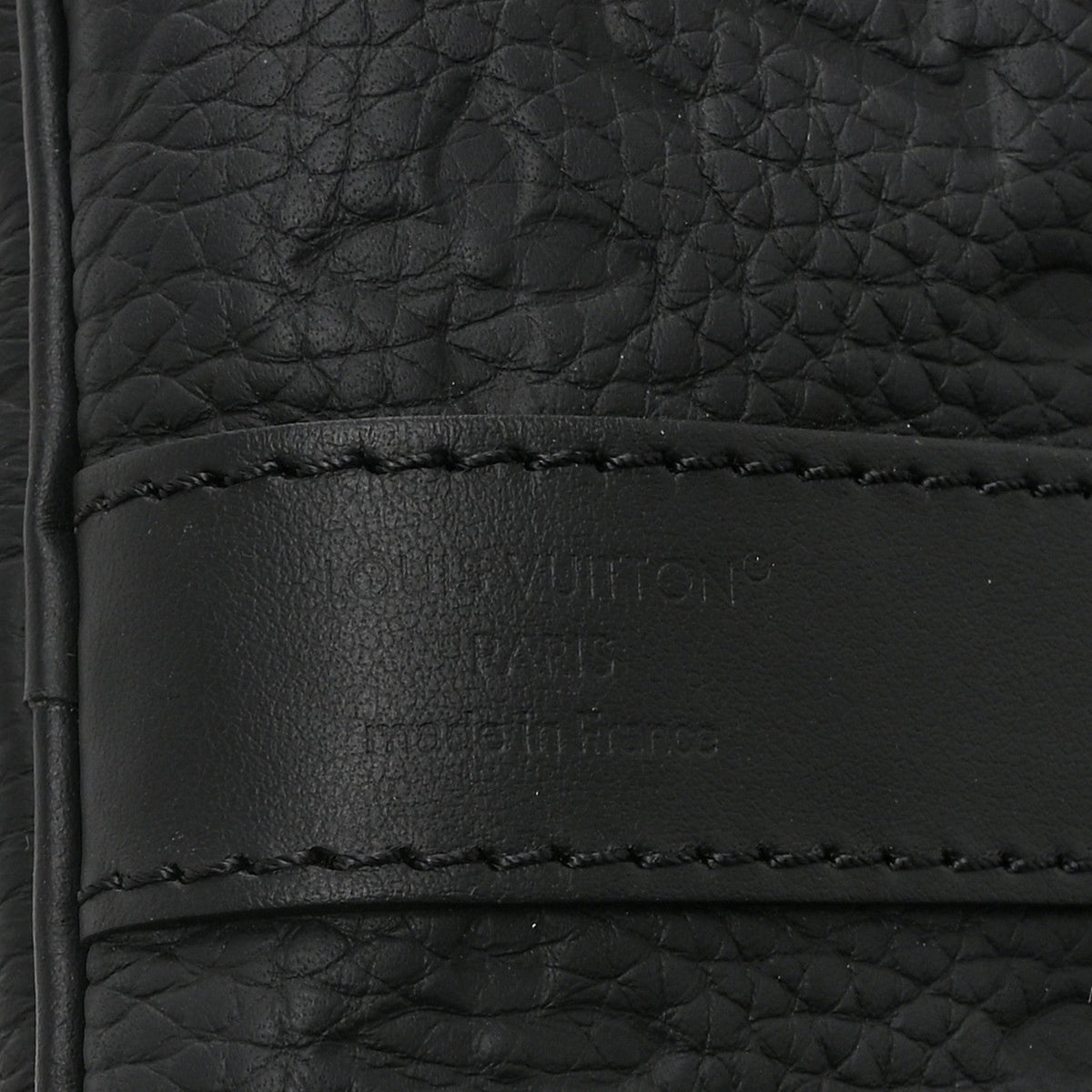 Monogram Taurillon Keepall Bandouliere 35 Black