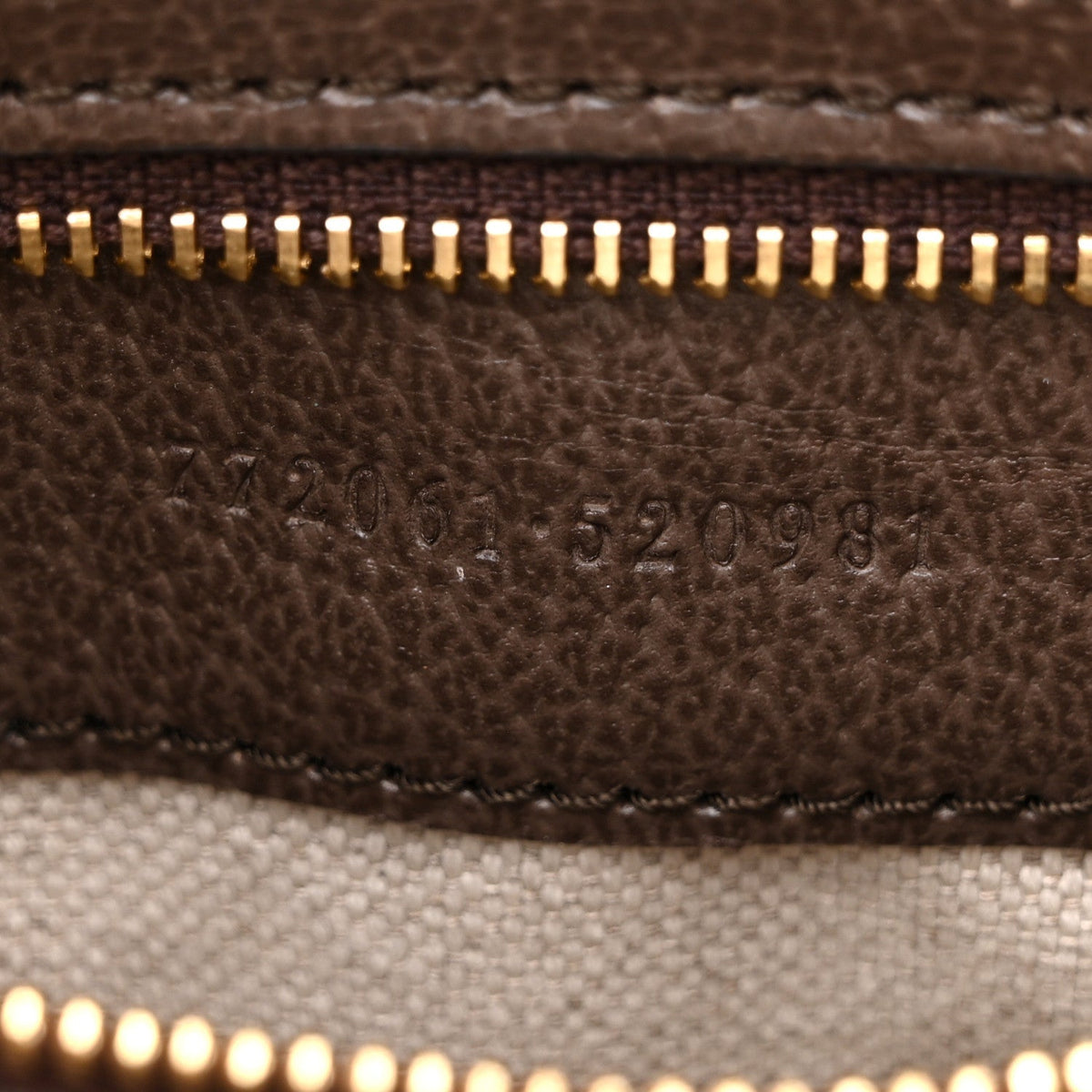 GG Supreme Monogram Web Small Ophidia Top Handle Bag Beige Ebony