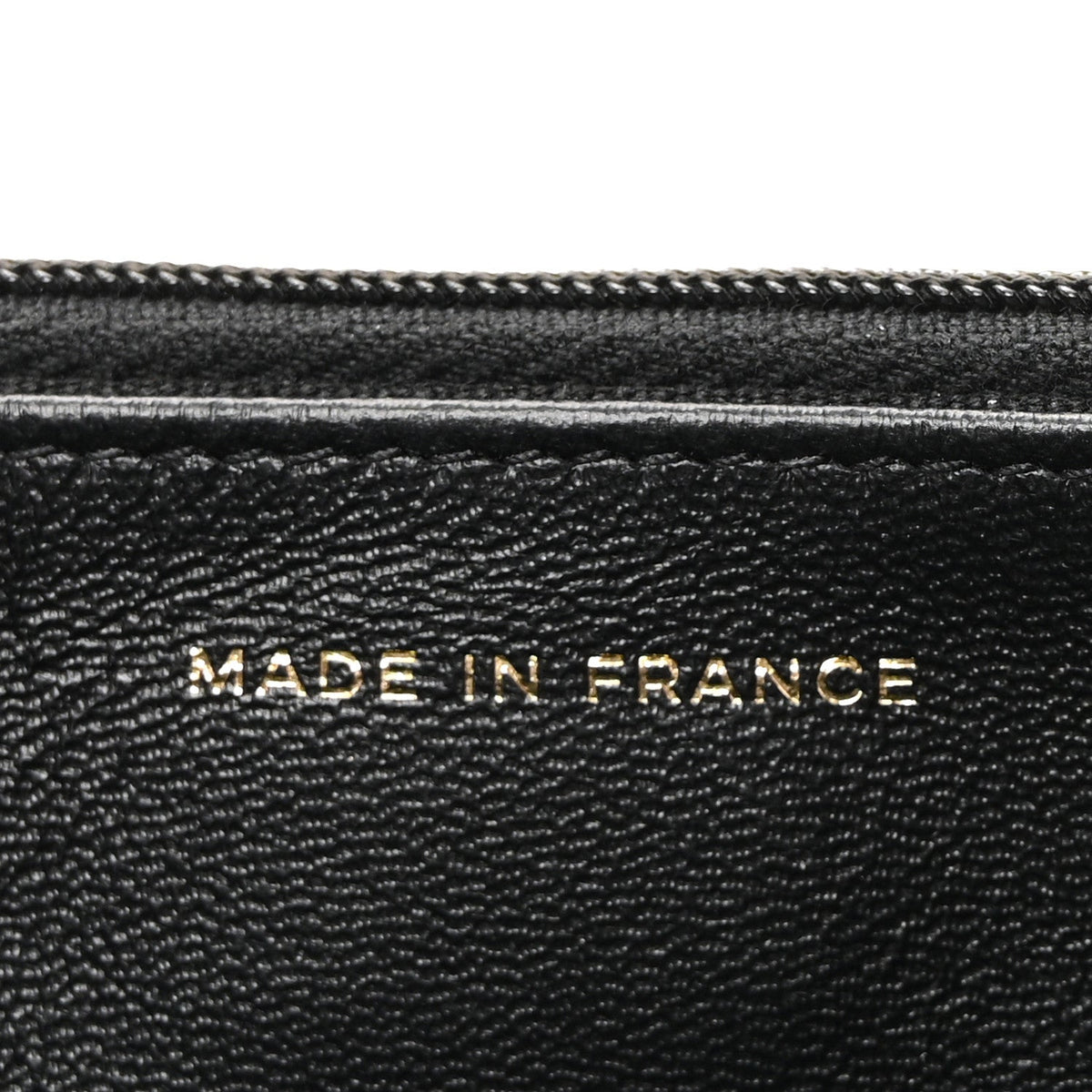 Lambskin Quilted Top Handle Trendy CC Wallet On Chain WOC Black
