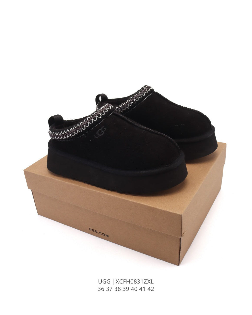 UGG Wool-Lined Winter Slippers
