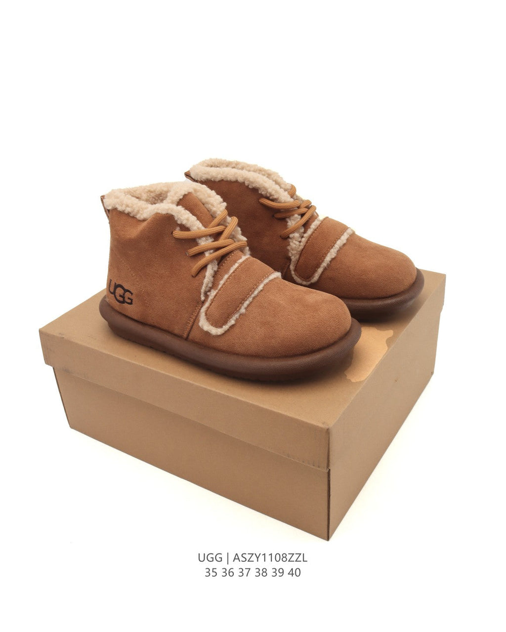UGG Mid-Height Sheepskin Snow Boots