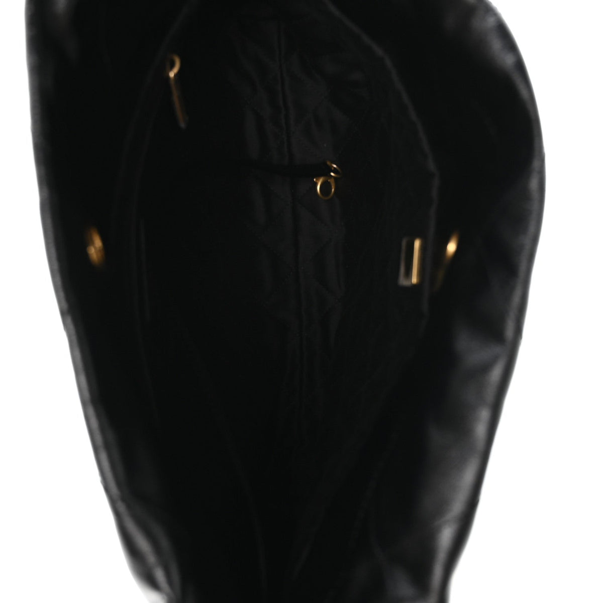 Shiny Calfskin Quilted Small Chanel 22 Black