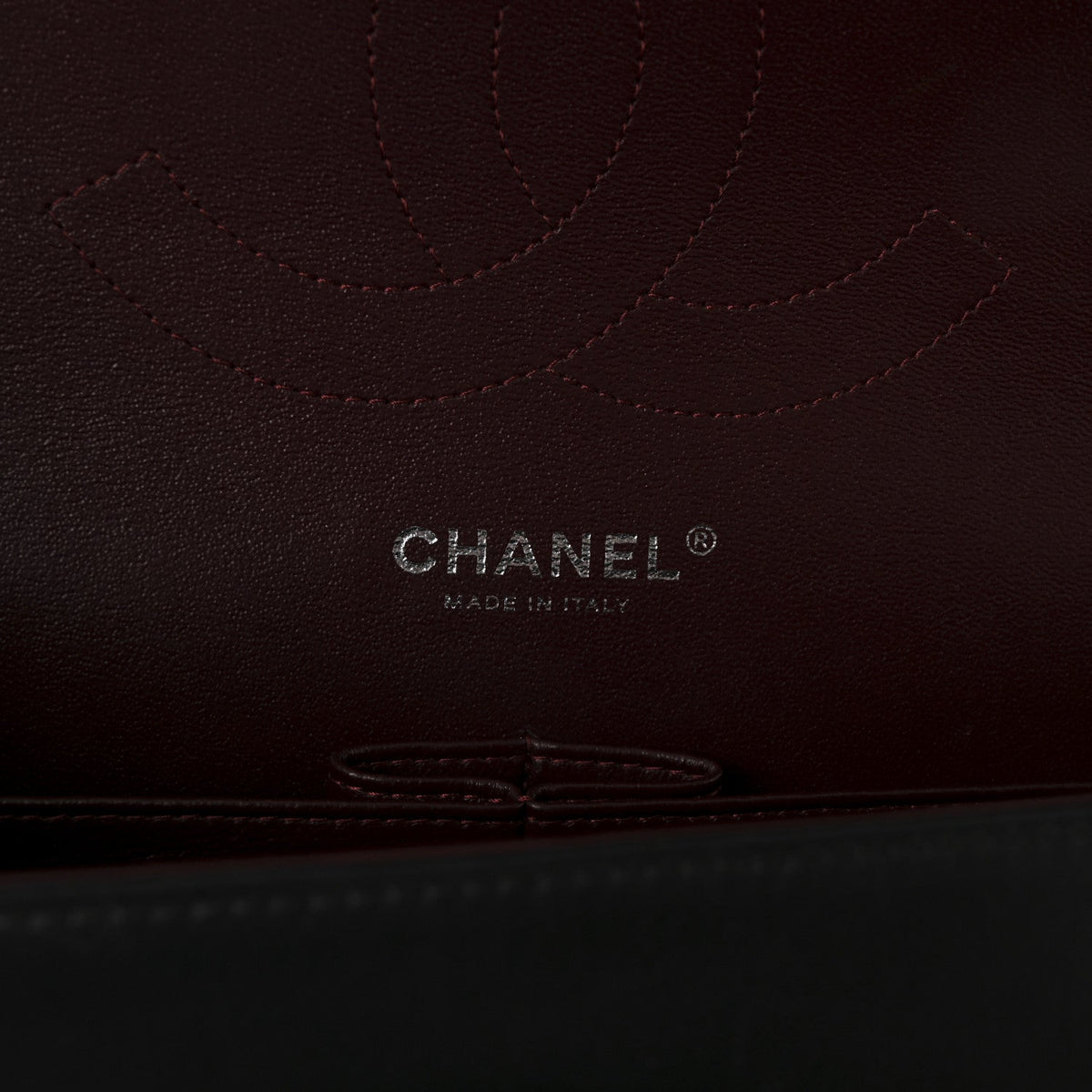 Lambskin Quilted Jumbo Double Flap Black
