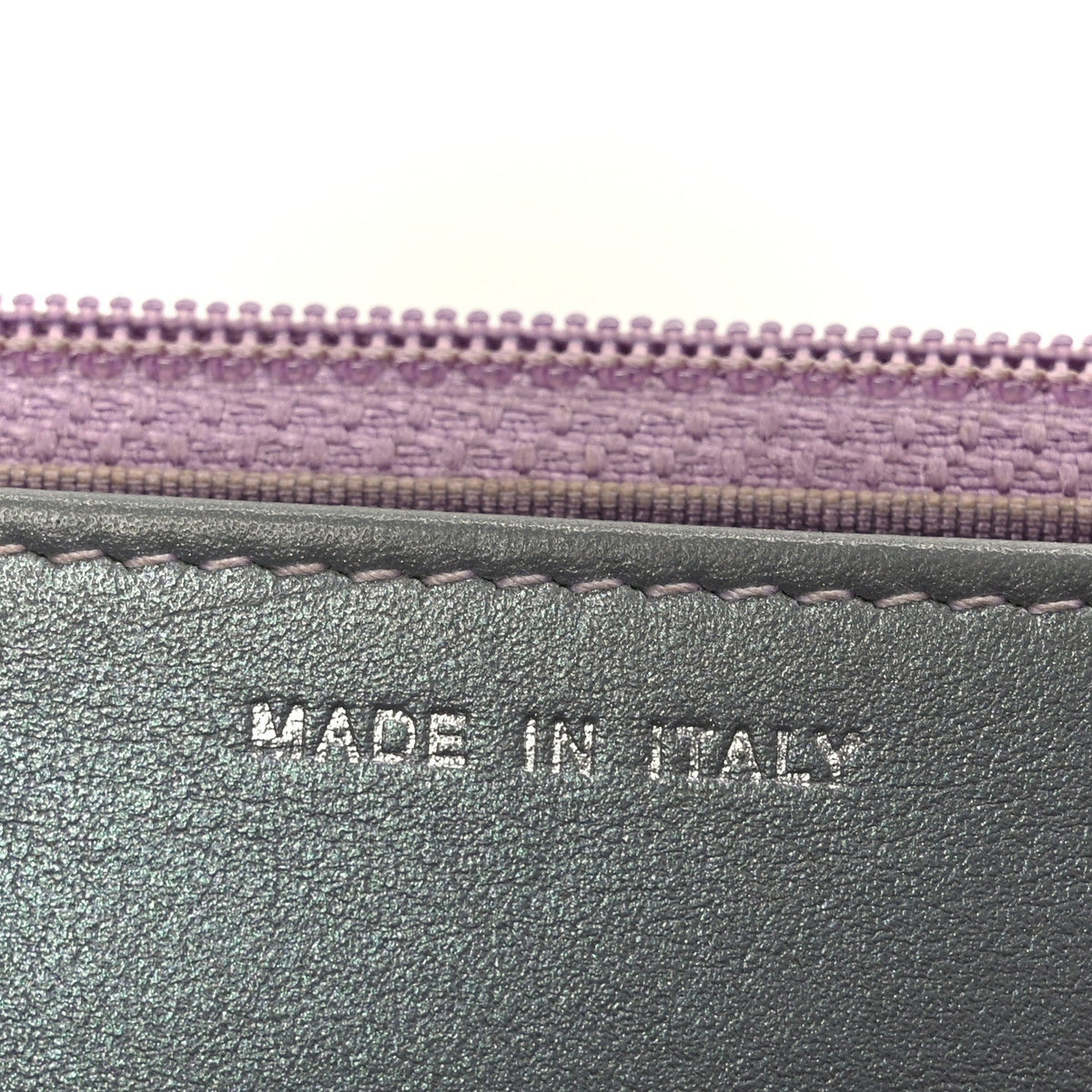 Iridescent Lambskin Quilted Reissue Wallet On Chain WOC Light Purple