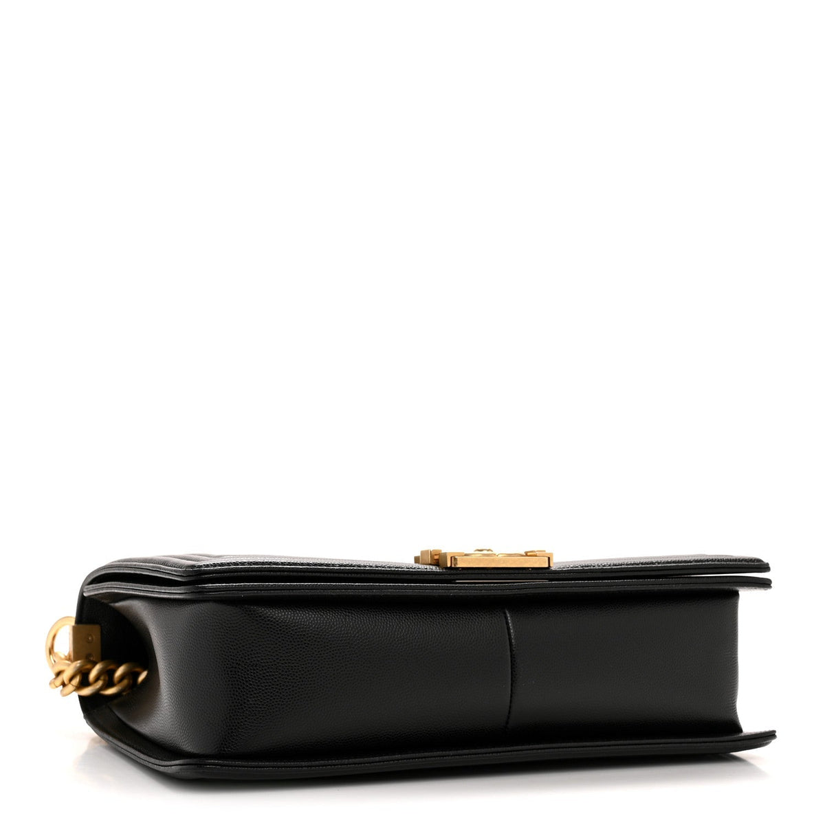 Caviar Quilted New Medium Boy Flap Black