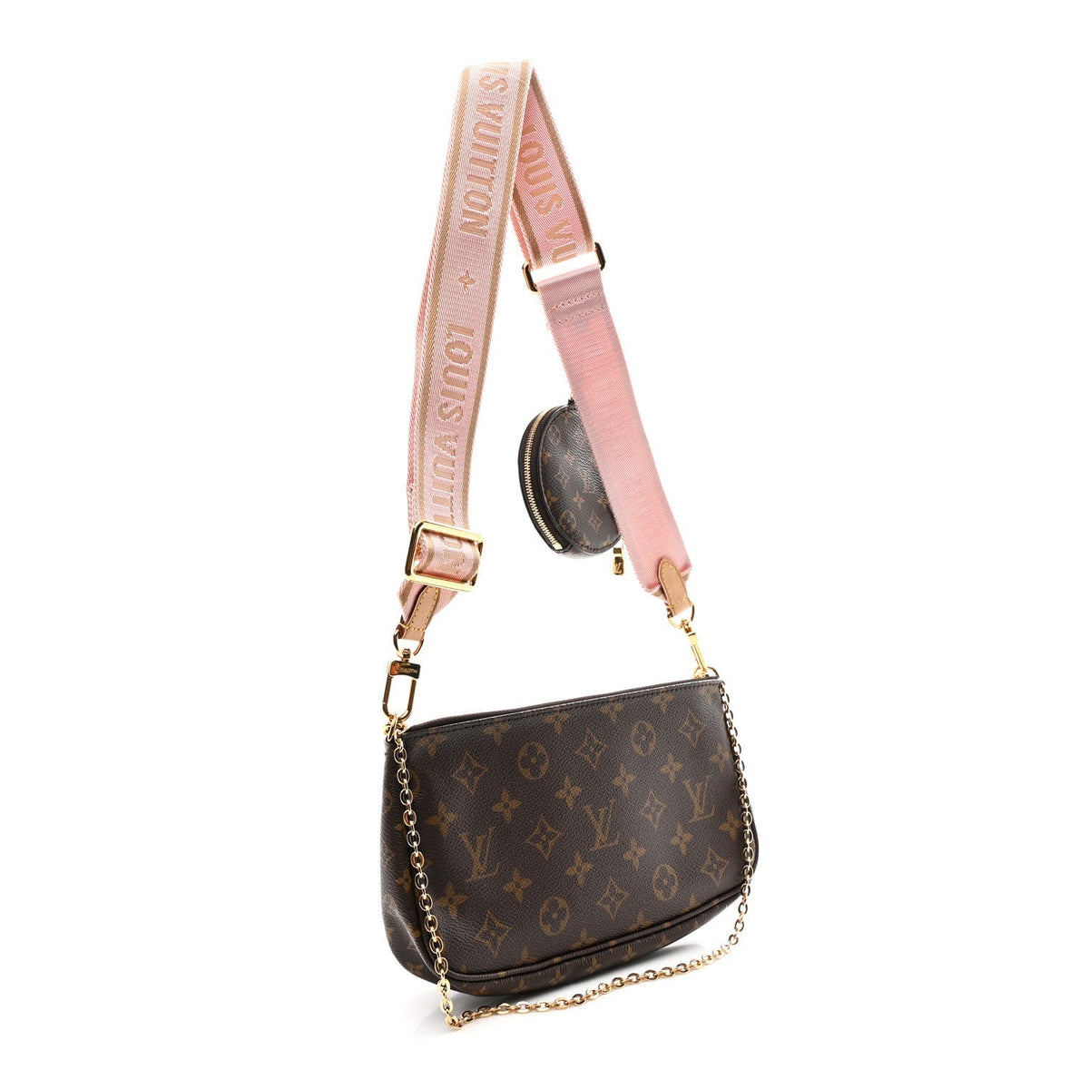 Monogram Multi Pochette Accessories Rose Clair