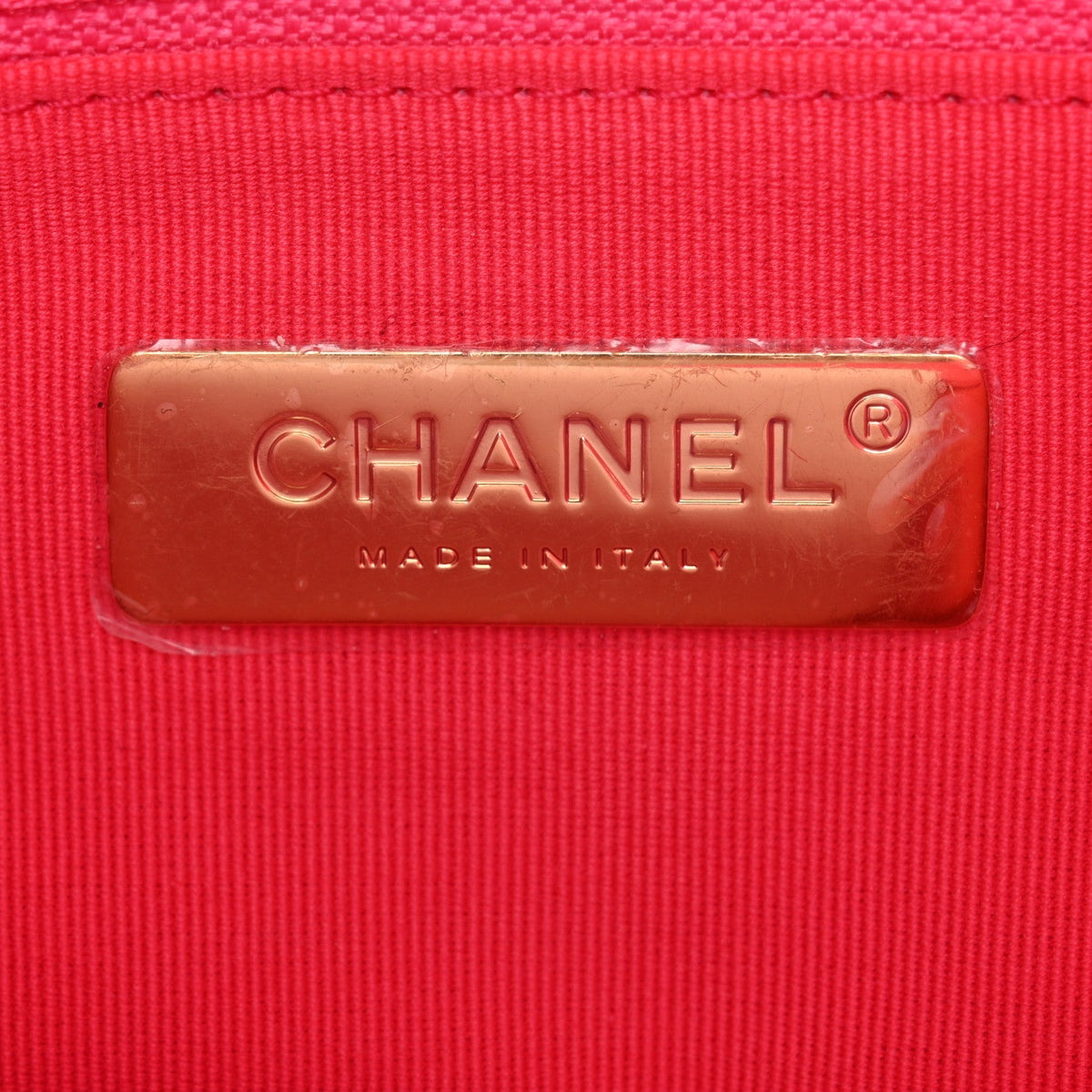 Lambskin Quilted Chanel 19 Hobo Pink