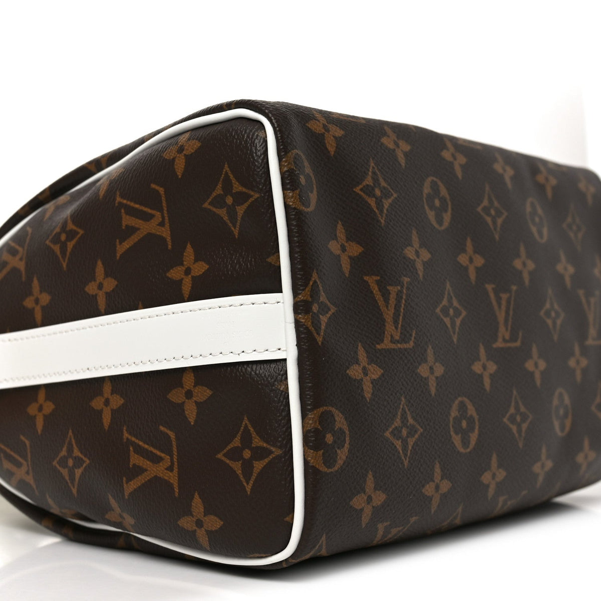 Monogram LV Match Speedy Bandouliere 25 White