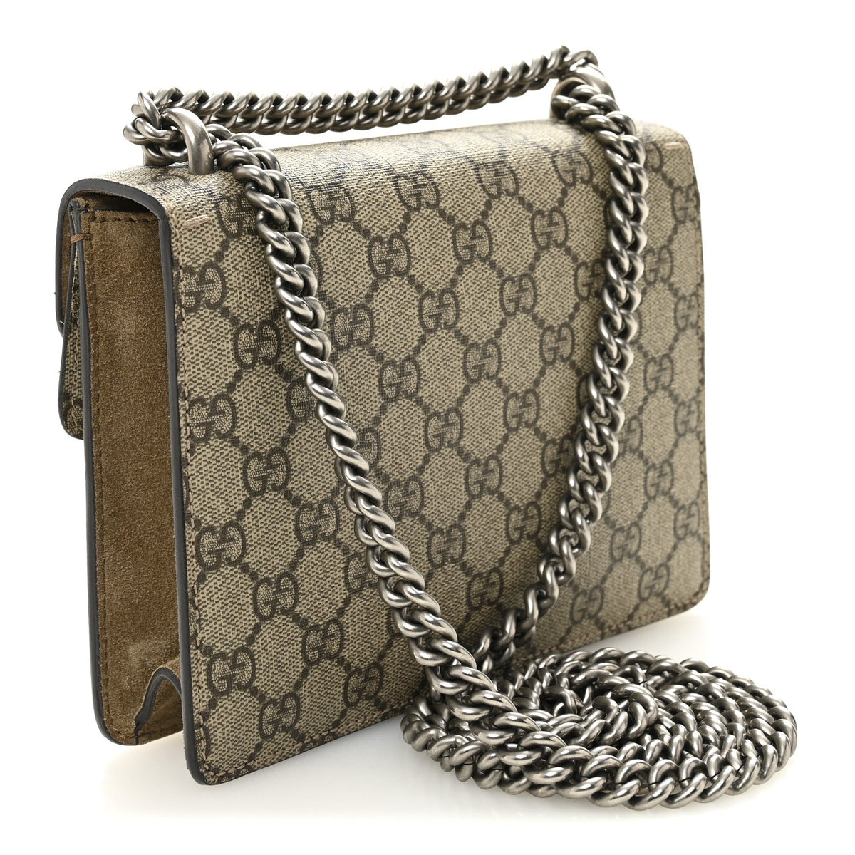 GG Supreme Monogram Mini Dionysus Shoulder Bag Taupe