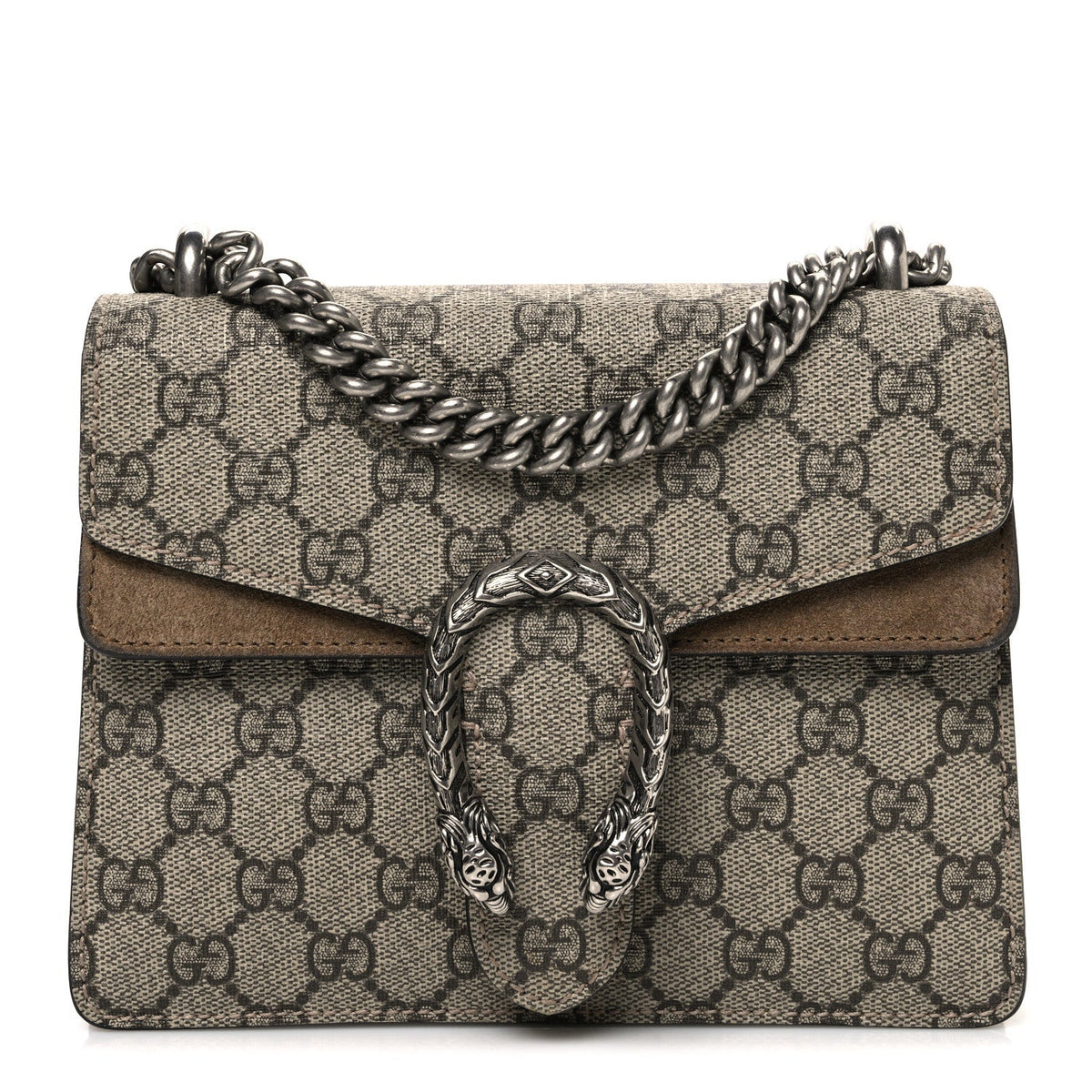 GG Supreme Monogram Mini Dionysus Shoulder Bag Taupe
