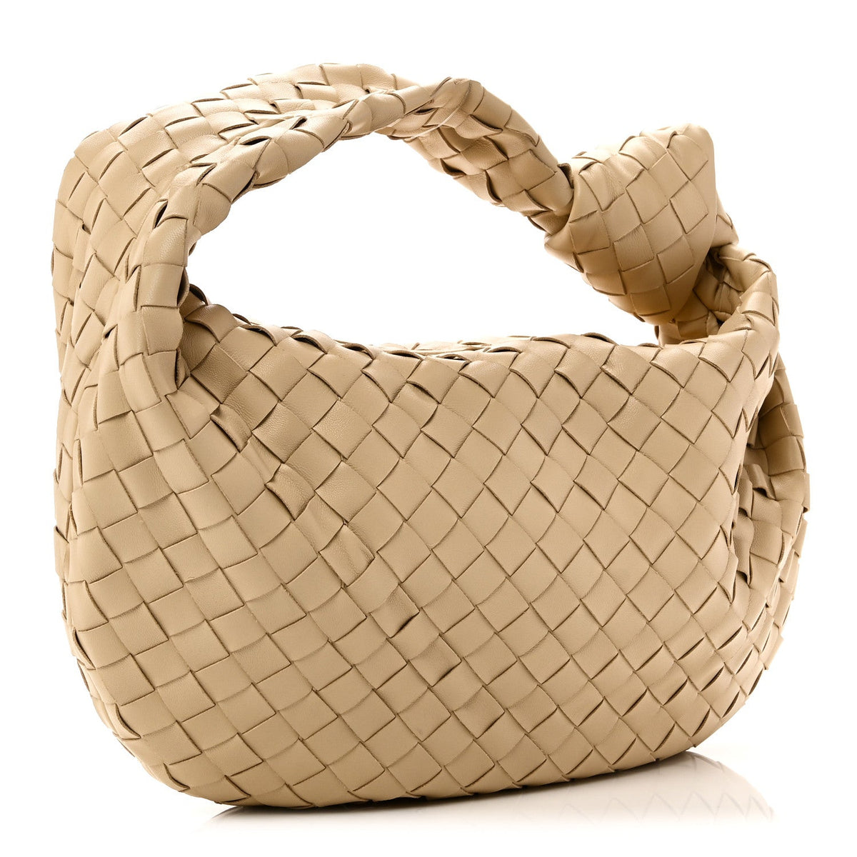 Nappa Intrecciato Teen Jodie Hobo Porridge