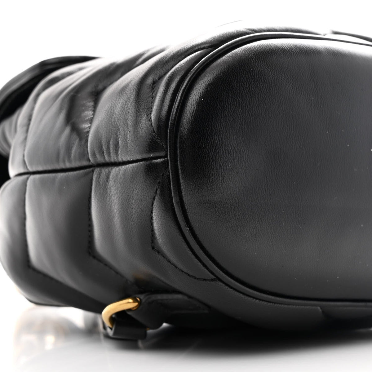 Nappa Chevron Matelasse GG Marmont Backpack Black