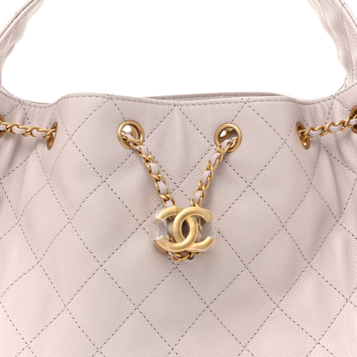 Caviar Quilted Small Chanel 25 Handbag Lilas Lilac
