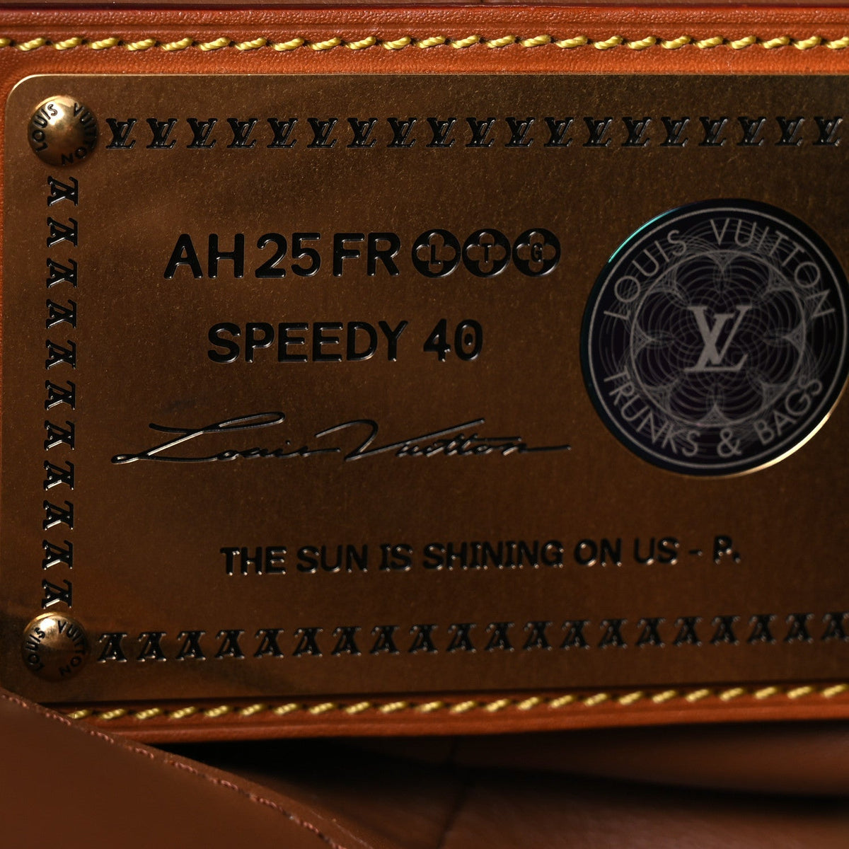 Calfskin Monogram Speedy P9 Bandouliere 40 Green Sancha